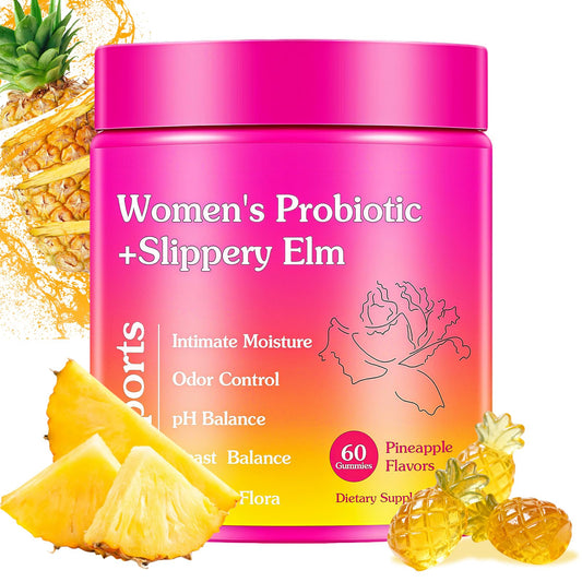 Bottle of Glowshave Her Juicy Feminine Probiotics Gummies