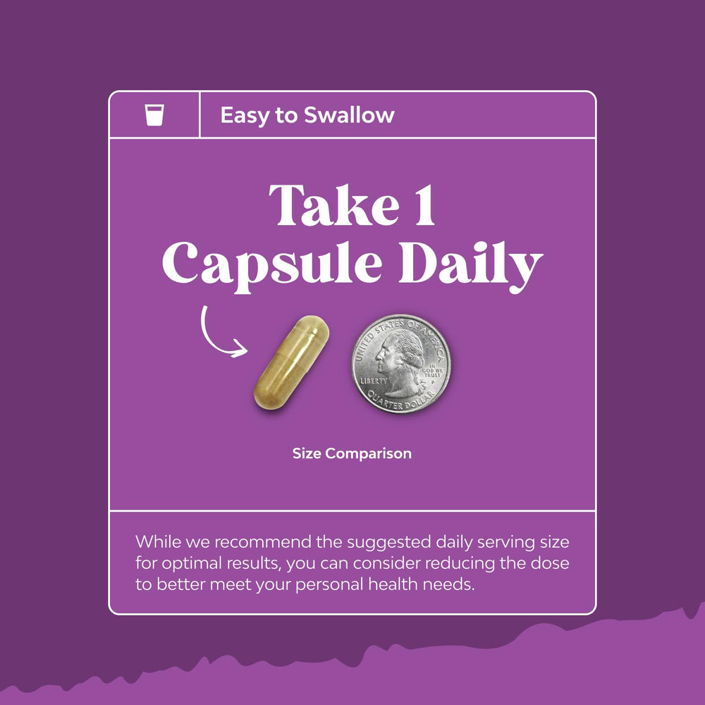 Gluten-free, vegan and non-GMO badge with 2-month supply
