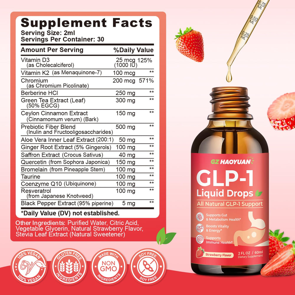Bottle highlighting prebiotic fiber and aloe vera for gut health