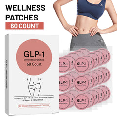 Breathable adhesive GLP-1 patch on skin