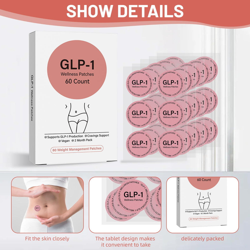 Discreet low-profile patch suitable for active lifestyle