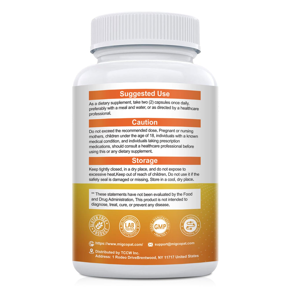 Bottle showing 60-day supply of GLP-1 supplement