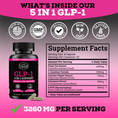 GLP-1 booster packaging and capsules