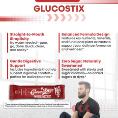 Green tea extract with other ingredients in Gluco Stix