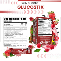 Close-up of Rainbow Sherbet flavor sticks from Gluco Stix