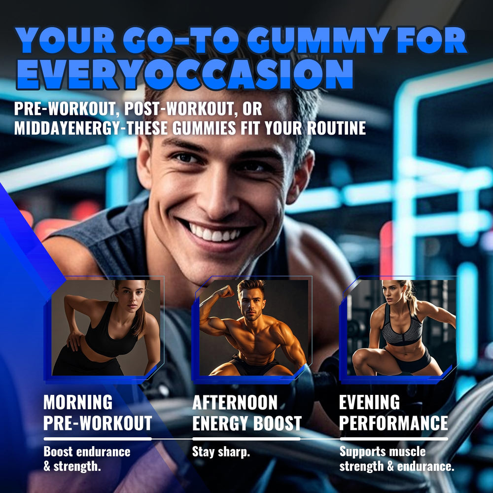 Lifestyle image showing Blueberry Electrolyte Gummies