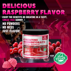 Gluten-free and sugar-free Creatine Monohydrate gummies