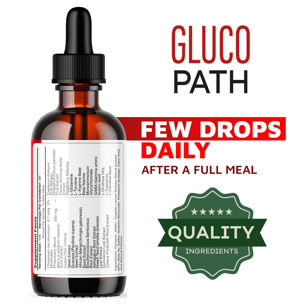 Glucopath Supplements bottle and packaging