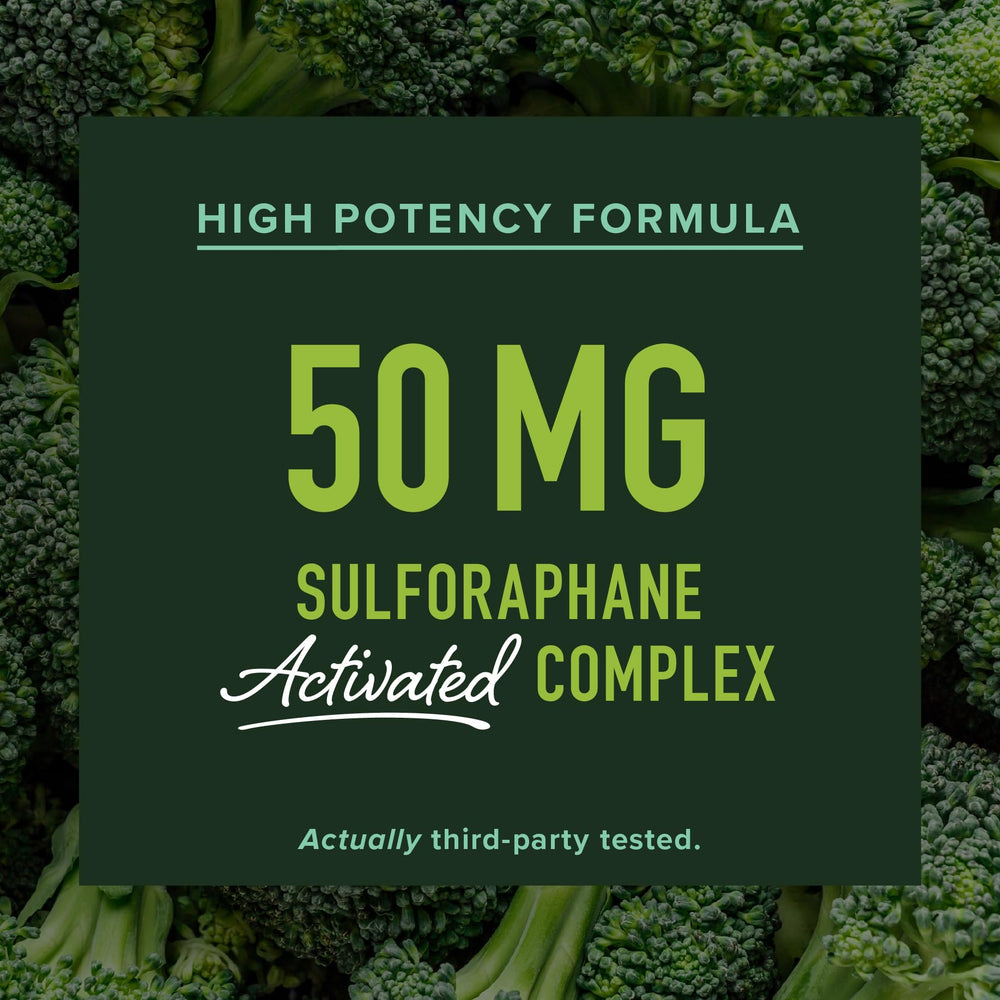 Glucoraphanin-rich broccoli sprouts