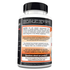 90-capsule gluten-free glucosamine chondroitin msm bottle