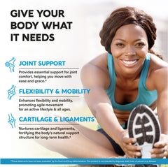 Ingredient blend of glucosamine, chondroitin, MSM, and collagen