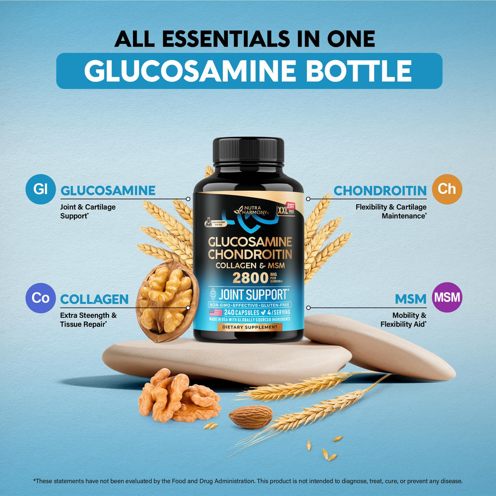 GMP-certified joint health supplement display