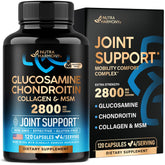Bottle of Glucosamine Chondroitin MSM Collagen with 120 capsules