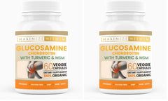 Bottle of Glucosamine Chondroitin Turmeric MSM two-pack with label