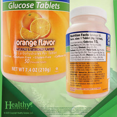Glucose tablets 50-chewable with packaging