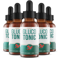 GlucoTonic liquid formula bottle with chromium and herbal extracts