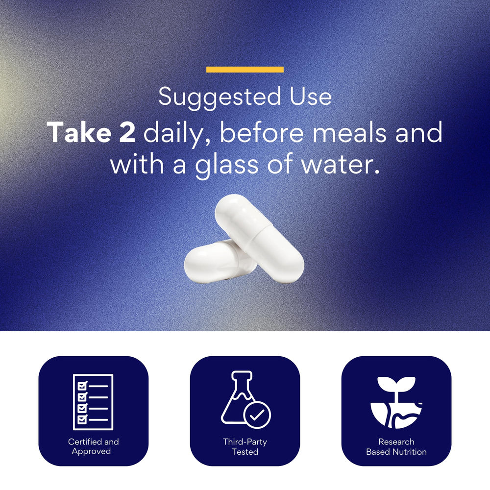 Glucotrax 3-month supply with 180 capsules