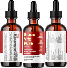 Lifestyle shot showing Glucovita Pure Drops usage