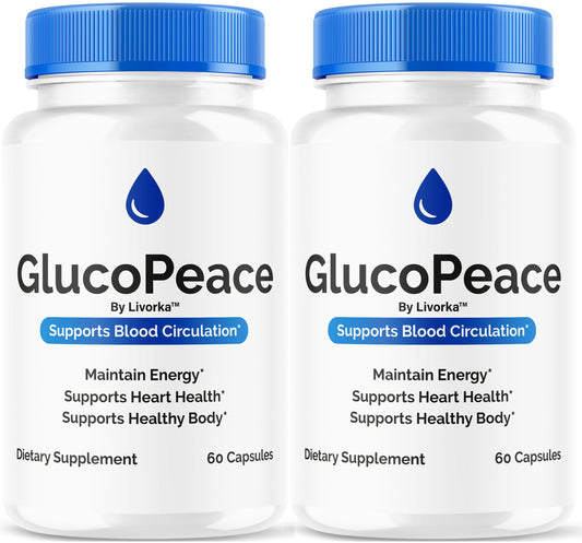 GlucoPeace Capsules bottle front view