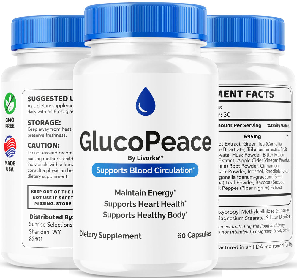 GlucoPeace label details and ingredients