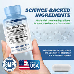 Glutathione boost through Ethyl Ester NACET