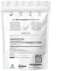 Close-up of Glutathione powder with scoop