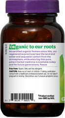 Gluten-free, dairy-free and soy-free Burdock capsules label