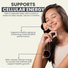 Gluten-free and non-GMO NAD+ NMN supplement