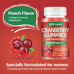 Gluten-free, non-GMO, vegan cranberry supplement
