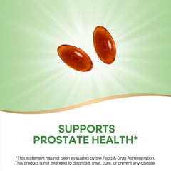 Gluten-free saw palmetto softgel capsules