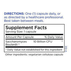 Gluten-free and vegan probiotic capsules packaging