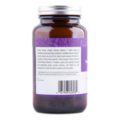 Gluten-free vegan immune support supplement packaging with 120 capsules in a glass bottle