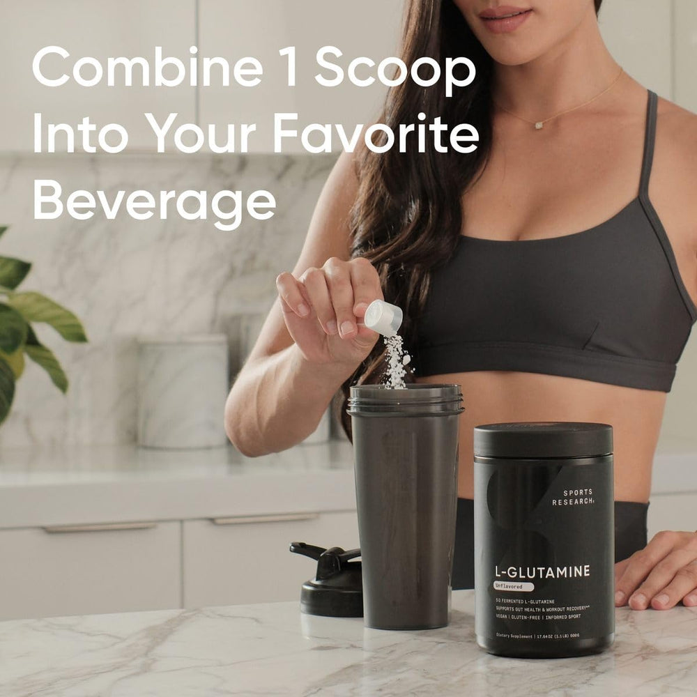 Gluten-free vegan L-Glutamine powder