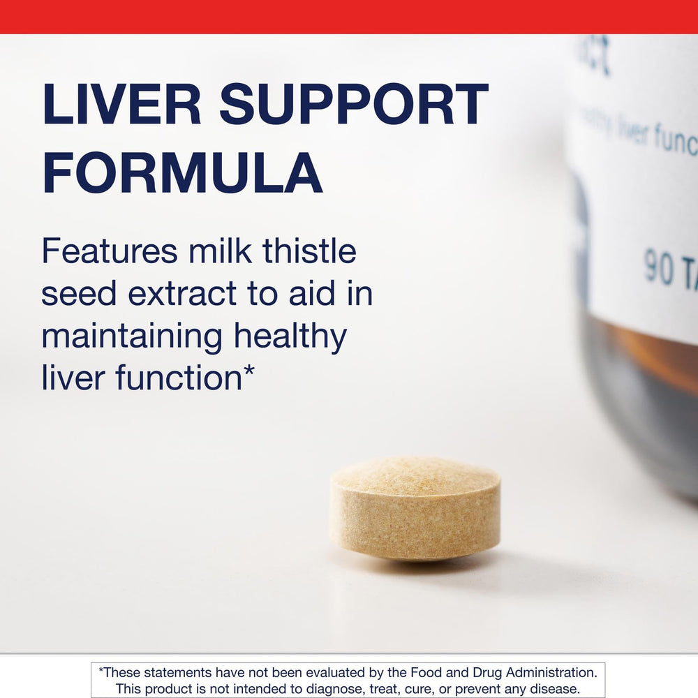 Gluten-free and vegetarian label on milk thistle supplement