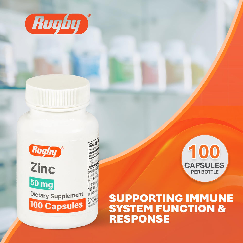 Gluten-free zinc bottle 100-count