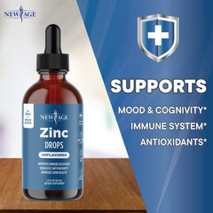 Gluten-free zinc drops packaging