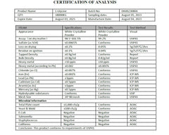 USA facility with third-party testing certification