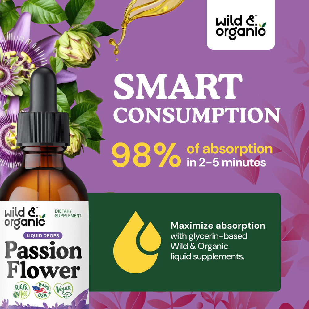 Glycerin-based passionflower tincture