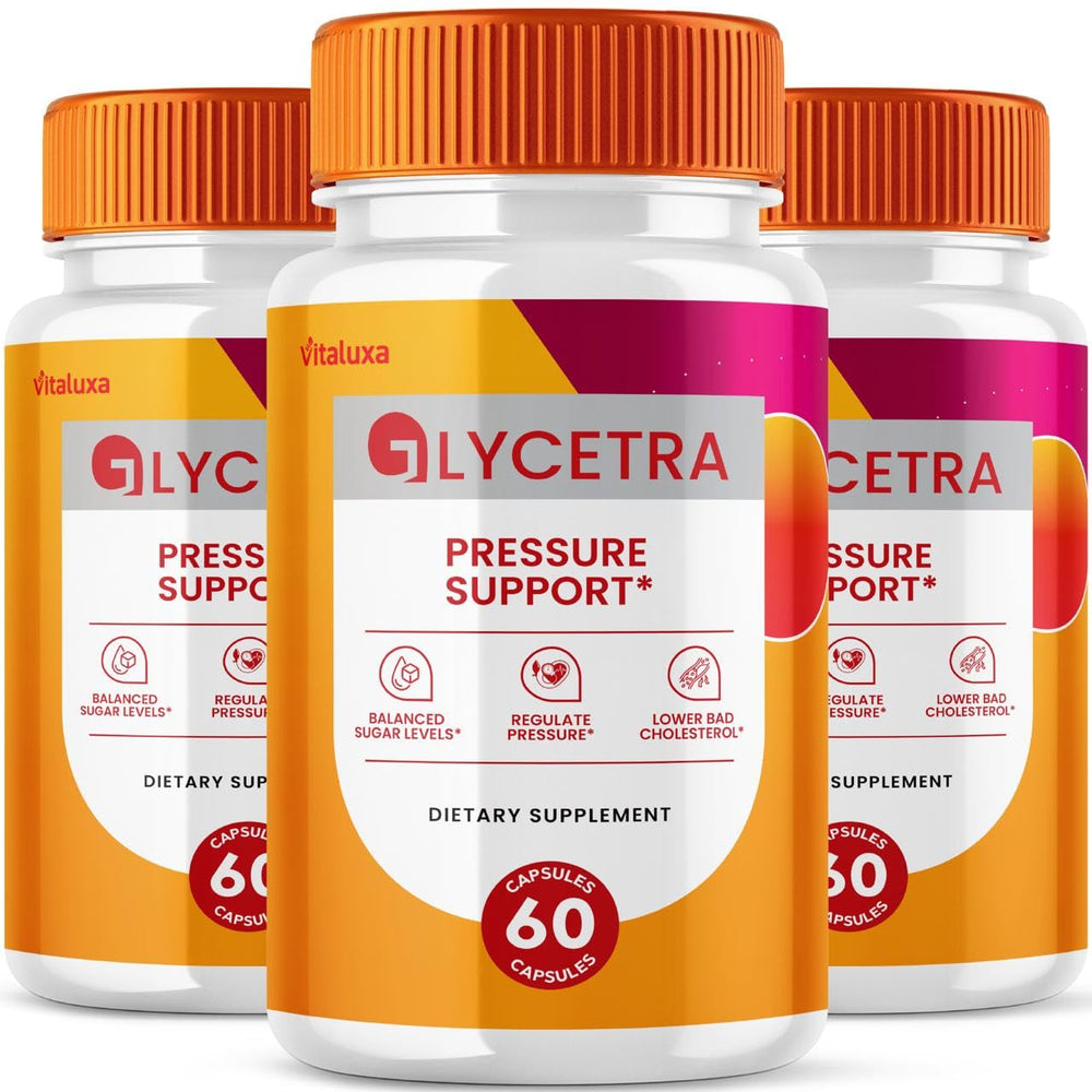 Glycetra Capsules bottle front view, 180 count