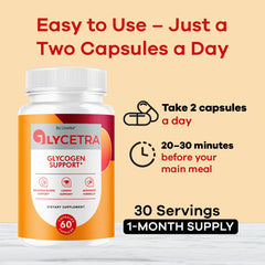 Glycetra packaging on white background