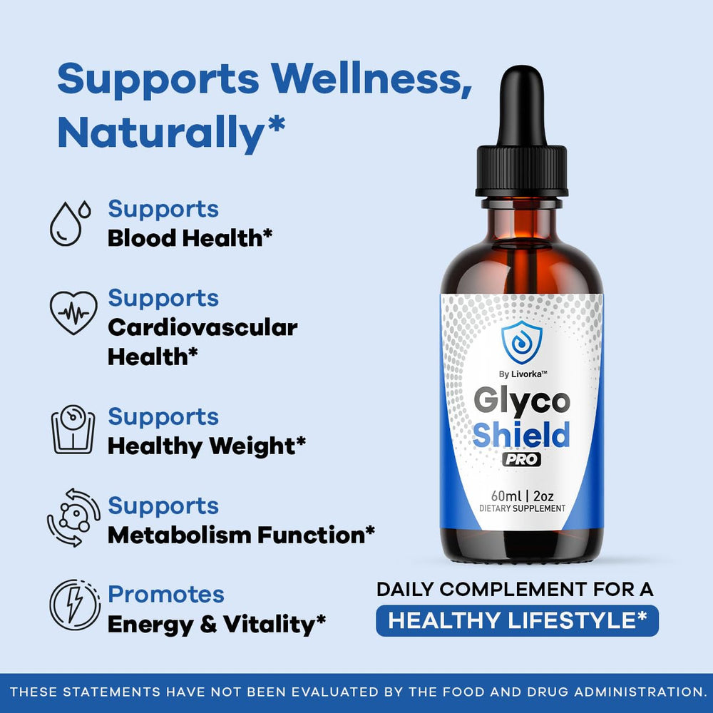 Back view of Glyco Shield Drops bottle