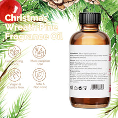 GM Gumili Christmas Wreath Pine Fragrance Oil 2oz packaging box
