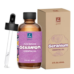 GM Gumili Geranium oil label and packaging design