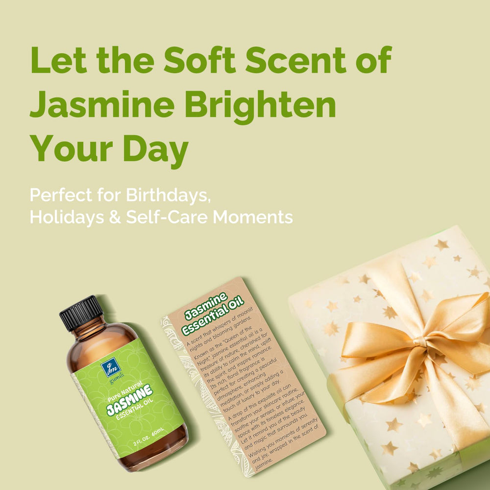 Aromatherapy scene with jasmine oil