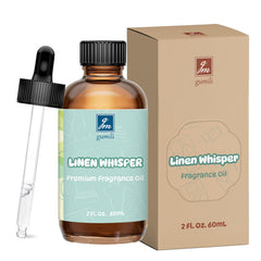GM Gumili Linen Whisper Fragrance Oil 2oz bottle with fresh linen label