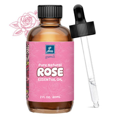 GM Gumili Rose Essential Oil 2oz bottle on white background