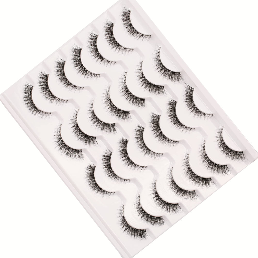 Gmagictobo vegan, cruelty-free lashes in a 14-pair pack for versatile styling