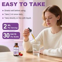 GMP-certified saffron drops; vegan and gluten-free