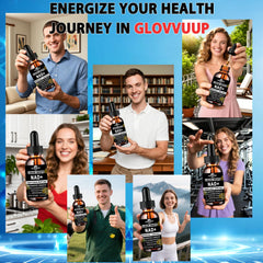 NAD+ drops packaging showing vegan and non-GMO labels