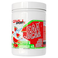 GMU Sport EAA + BCAA Powder Watermelon bottle (40 servings) front view